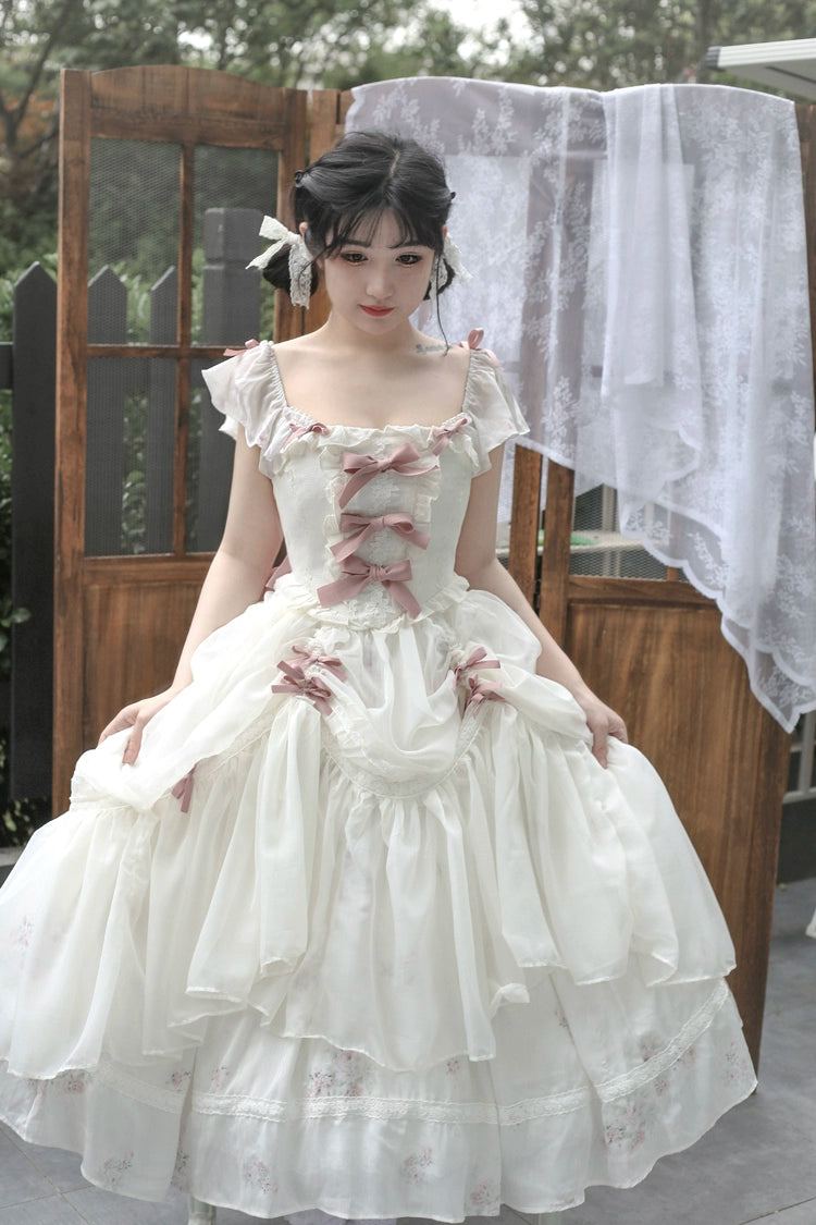 Laurel LOLITA Elegant Floral Lolita Dress Sweet Girl Dress Retro