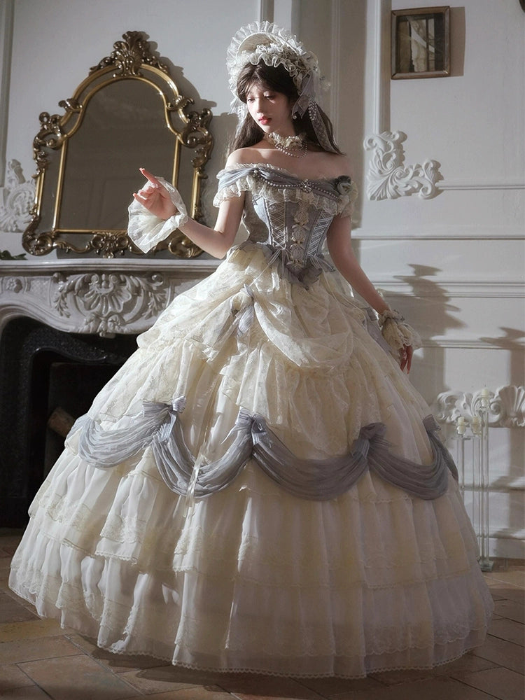 Moonlight Prologue Lolita Sweet Flower Wedding Evening Dress Female High-end Student Day Coming-of-Age Ceremony Princess Dress Graduation Show