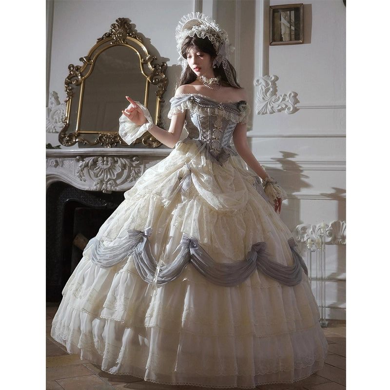 Moonlight Prologue Lolita Sweet Flower Wedding Evening Dress Female High-end Student Day Coming-of-Age Ceremony Princess Dress Graduation Show