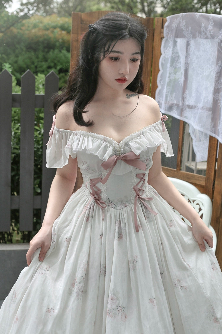 Laurel LOLITA Elegant Floral Lolita Dress Sweet Girl Dress Retro