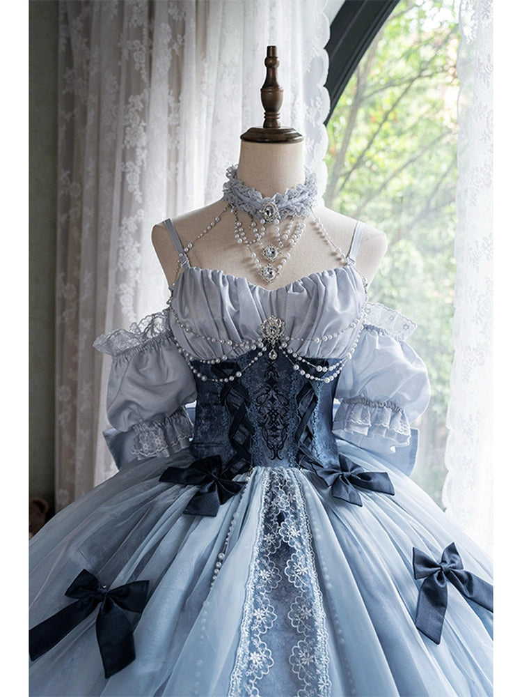 Cinderella Lolita skirt evening dress light luxury niche high-end oversized skirt bridal dress bar mitzvah