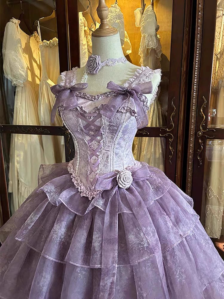 Beautiful lolita dress female green bridal super fairy temperament student day coming-of-age ceremony party princess dress high-end sense