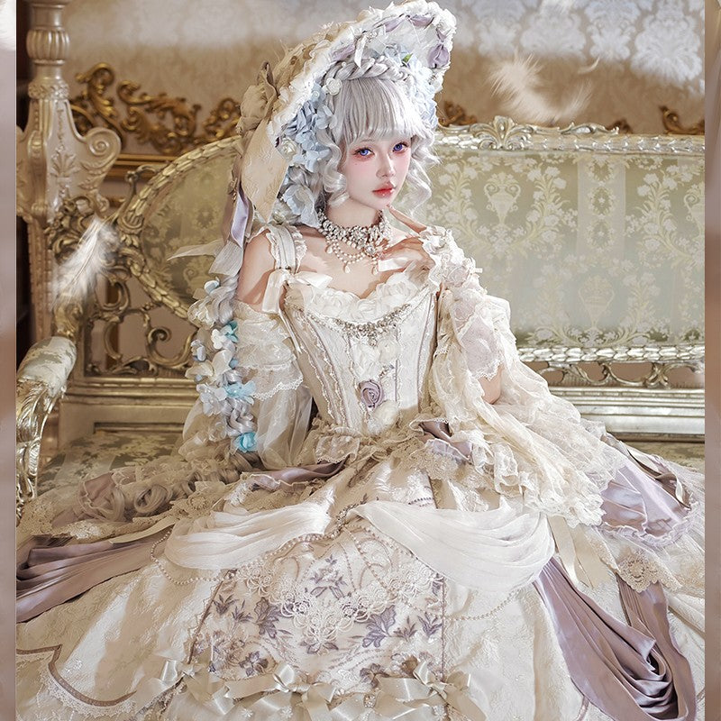 Spot drop 3rd anniversary star and moon praise long Lolita dress bridal dress Maya original
