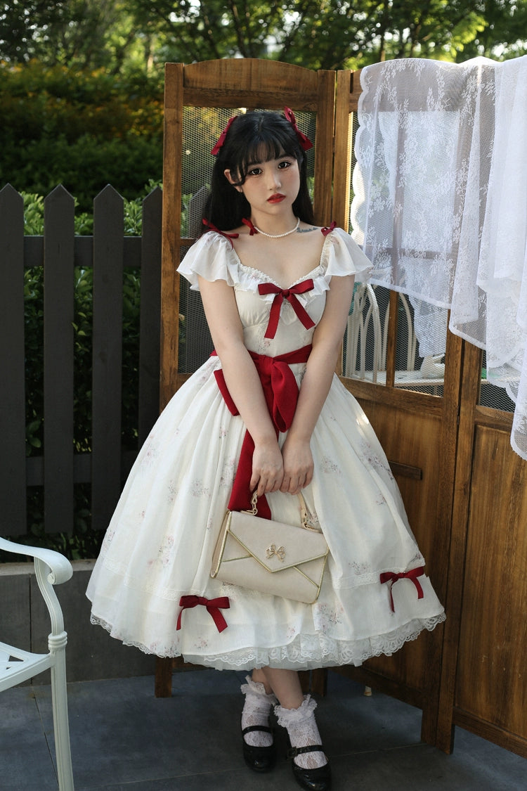 Laurel LOLITA Elegant Floral Lolita Dress Sweet Girl Dress Retro